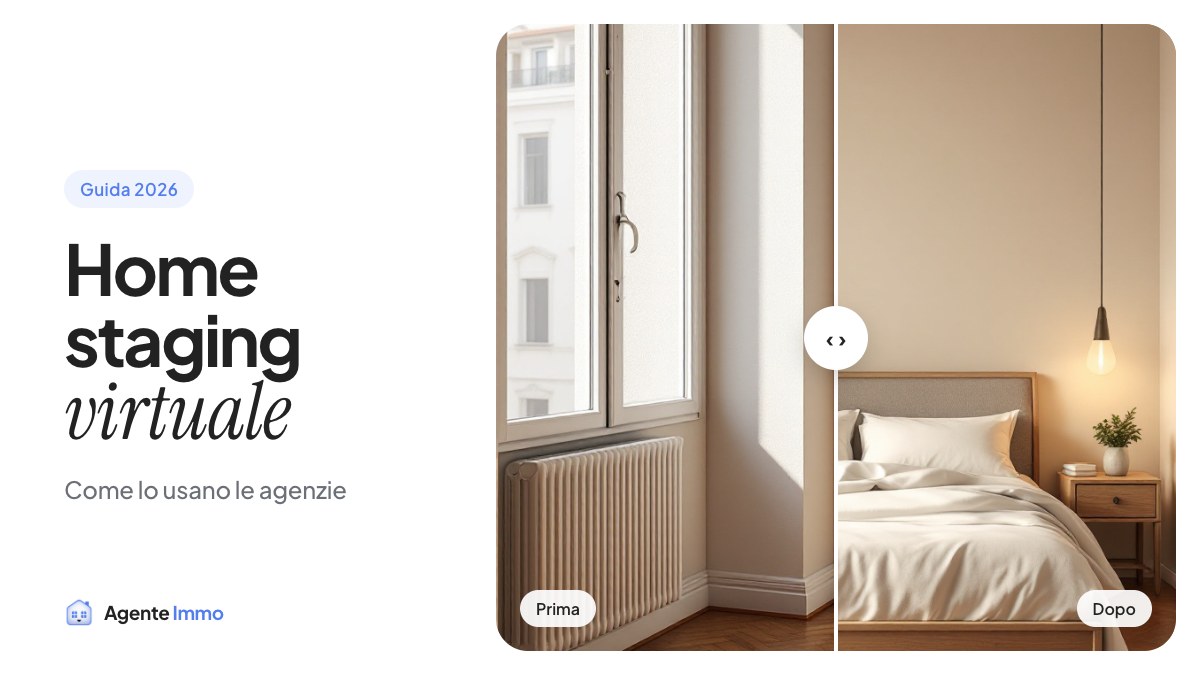 Home staging virtuale: guida pratica per agenzie immobiliari nel 2026